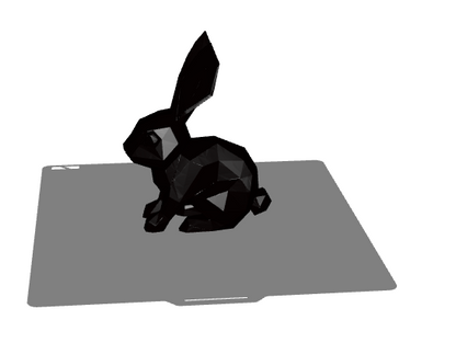 Low poly-Gon bunny